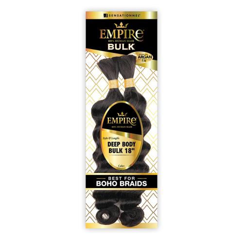 Empire Human Hair Deep Body Bulk 18"