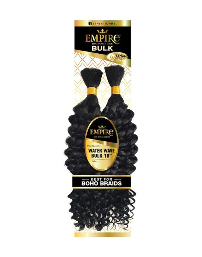 Empire Human Hair Water Wave Bulk 18"