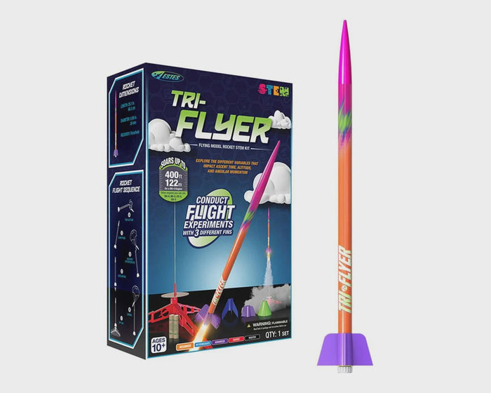 EST0647 Estes Tri-Flyer Model Rocket STEM Starter Set