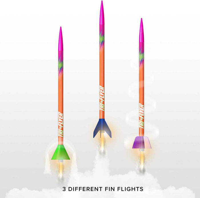 Tri-Flyer Model Rocket STEM Starter Set