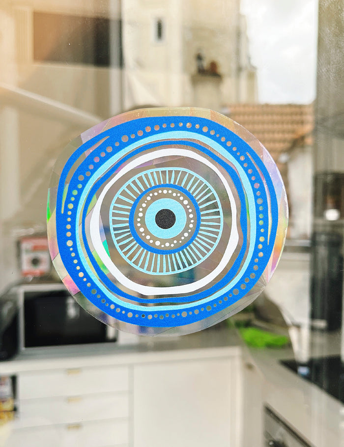 Evil eye Suncatcher Decal