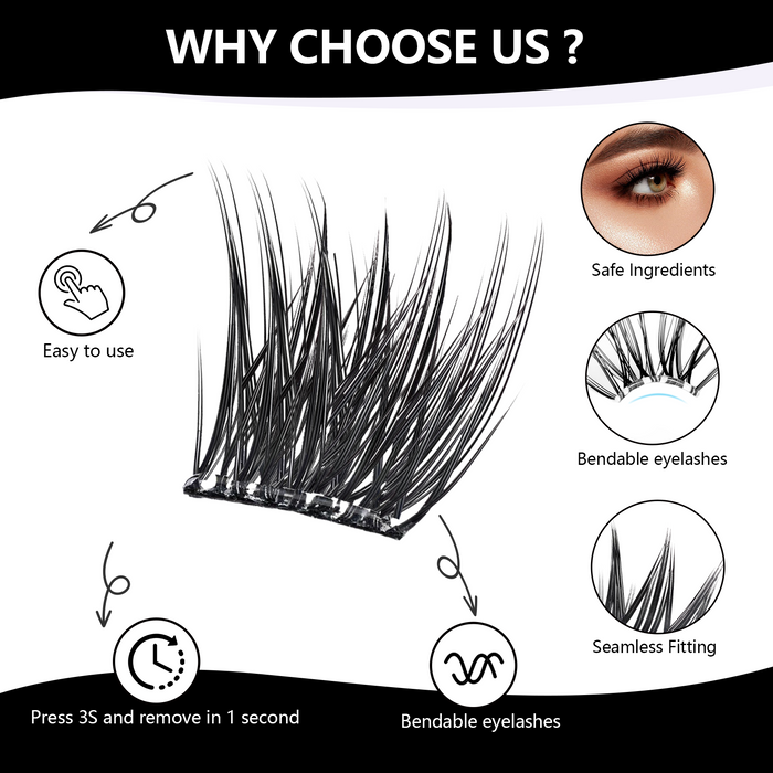 Fairy Mini Lashes — No Glue, Effortless Beauty