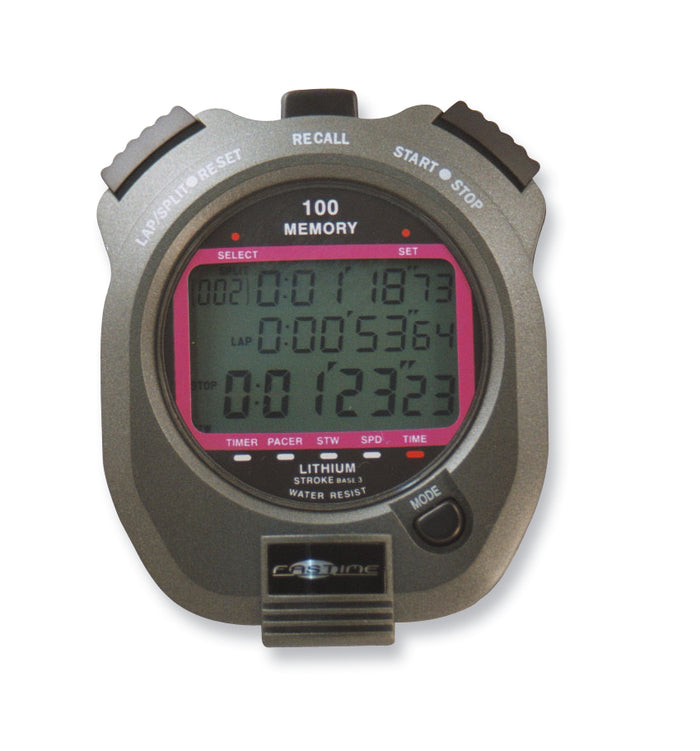 Fastime 7 grey stopwatch by Fastime, with digital display and stopwatch functions, perfect for timing events and sports.