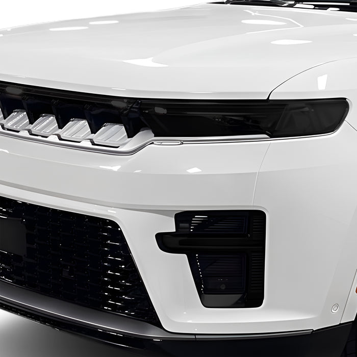 Fits Jeep Grand Wagoneer L 2026-2027 Full Headlight Taillight Precut Smoked PPF Tint Kit Film Overlay  - Bogar Tech Designs