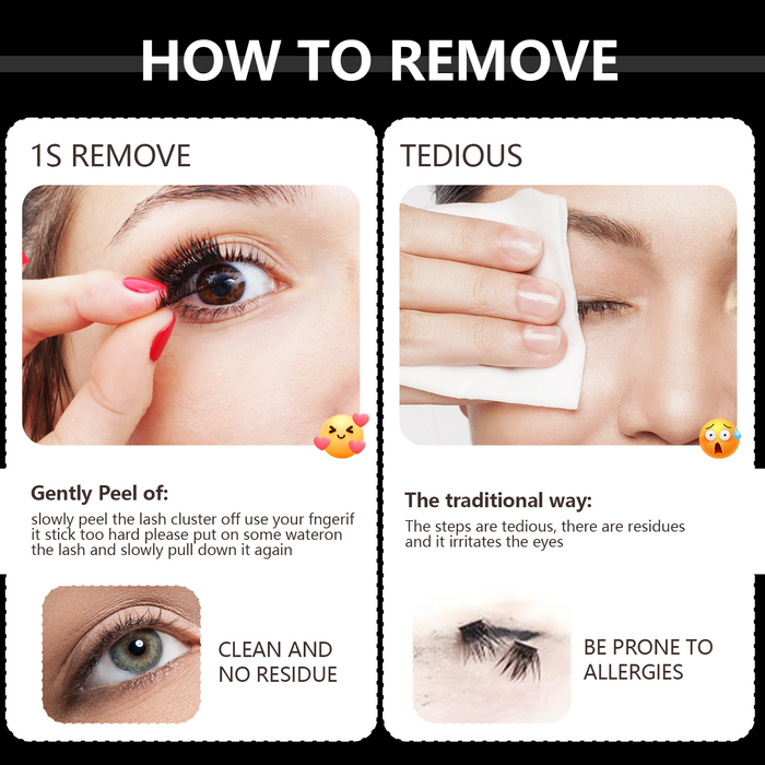 Flora Mini Lashes — No Glue Needed