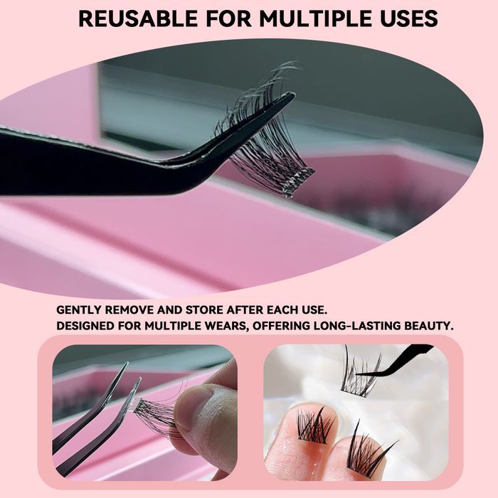 Fluffy Mini Lashes — No Glue, All Drama