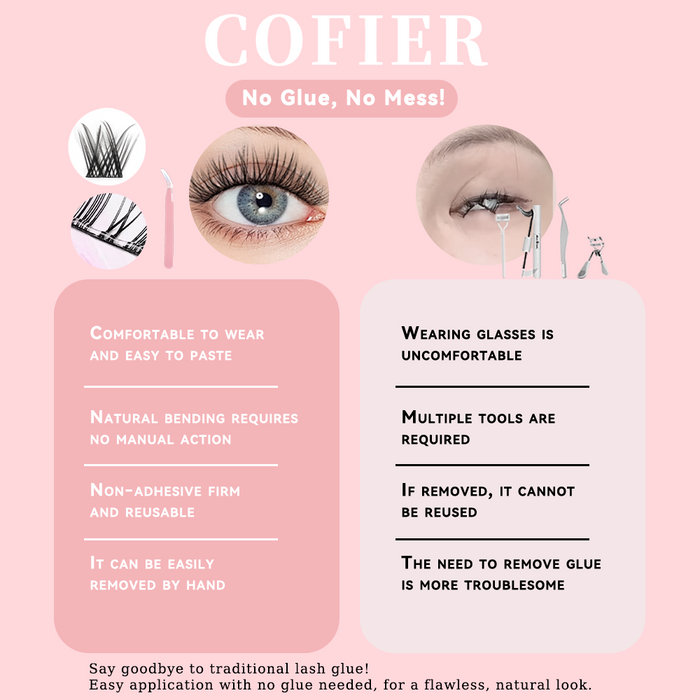 Fluffy Mini Lashes — No Glue, All Drama