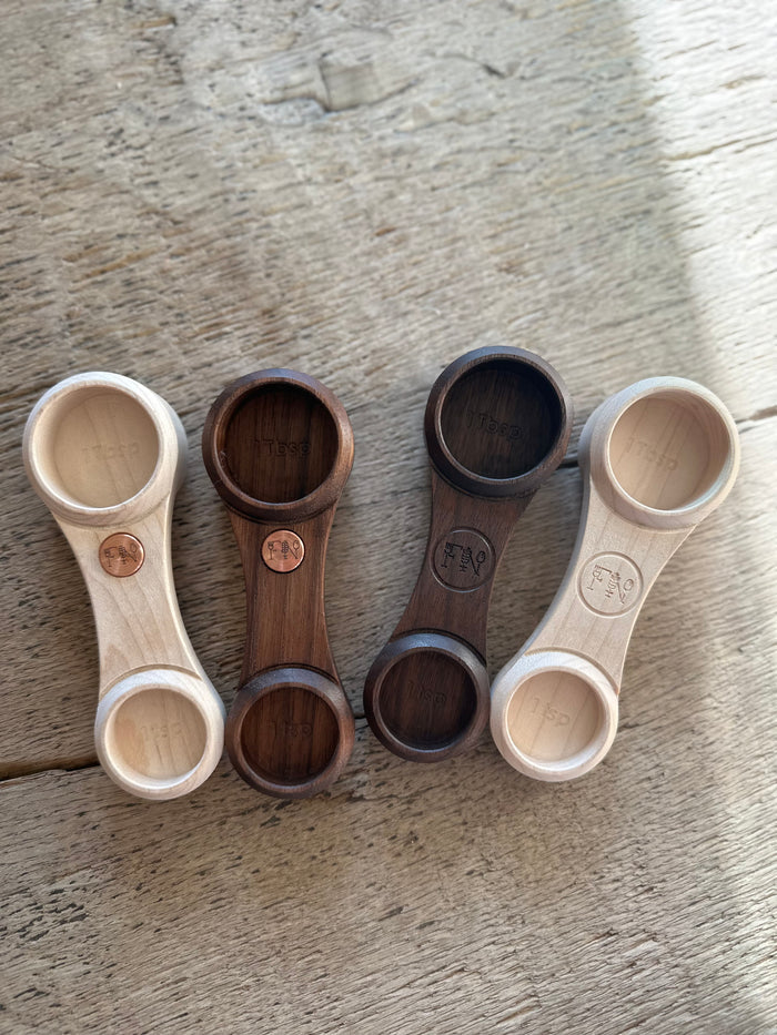 FN Measuring Spoon (4 in 1) Maple, Engraved