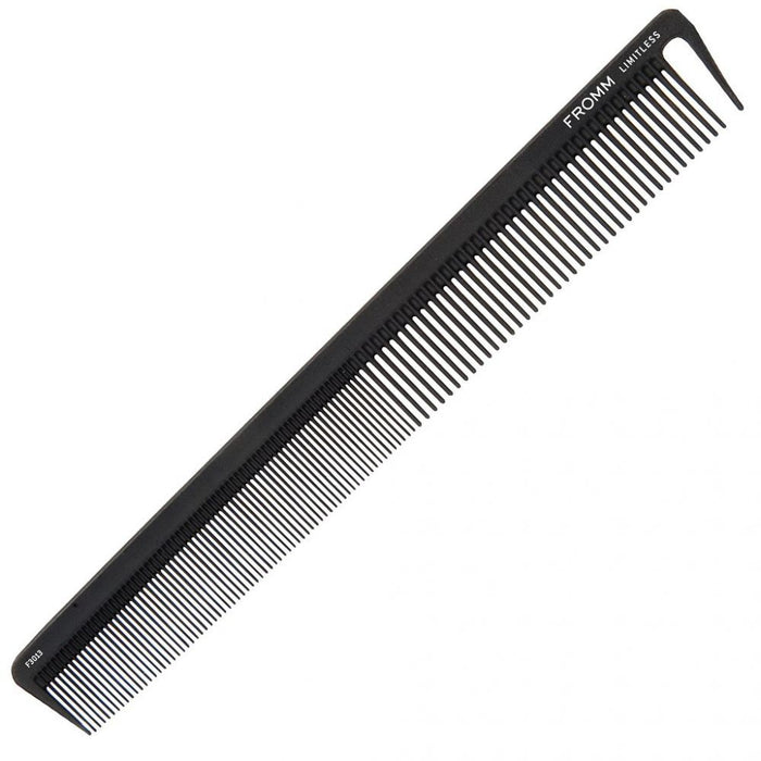Fromm Limitless Carbon Cutting Comb Black - 8.5" # F3013 - Palms Fashion Inc.
