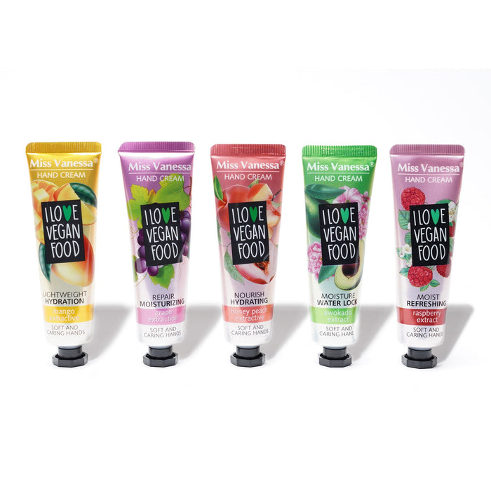 Fruit Scent Soft Hand Cream 5pcs - ikatehouse