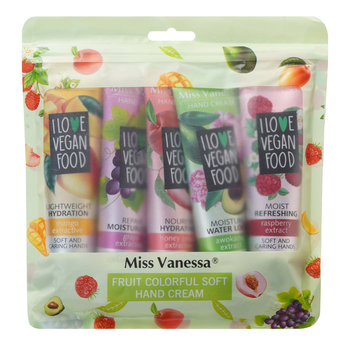 Fruit Scent Soft Hand Cream 5pcs - ikatehouse
