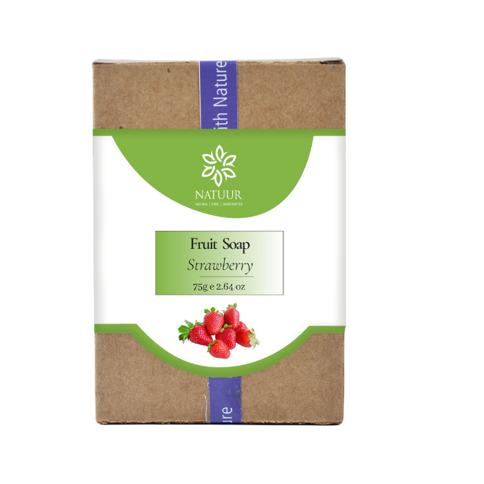 Fruit Soap- Strawberry 75gm