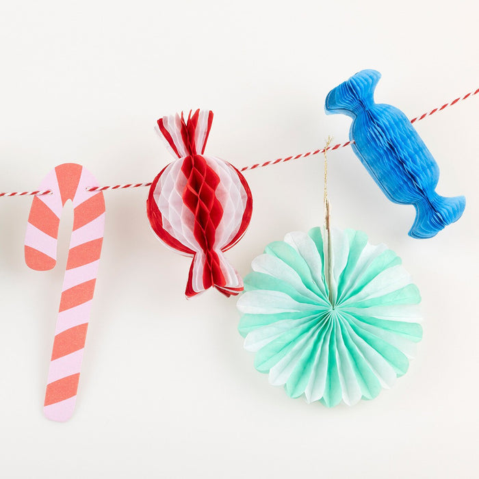 Meri Meri - Garland - Christmas Candy Mini Honeycomb - Details 1