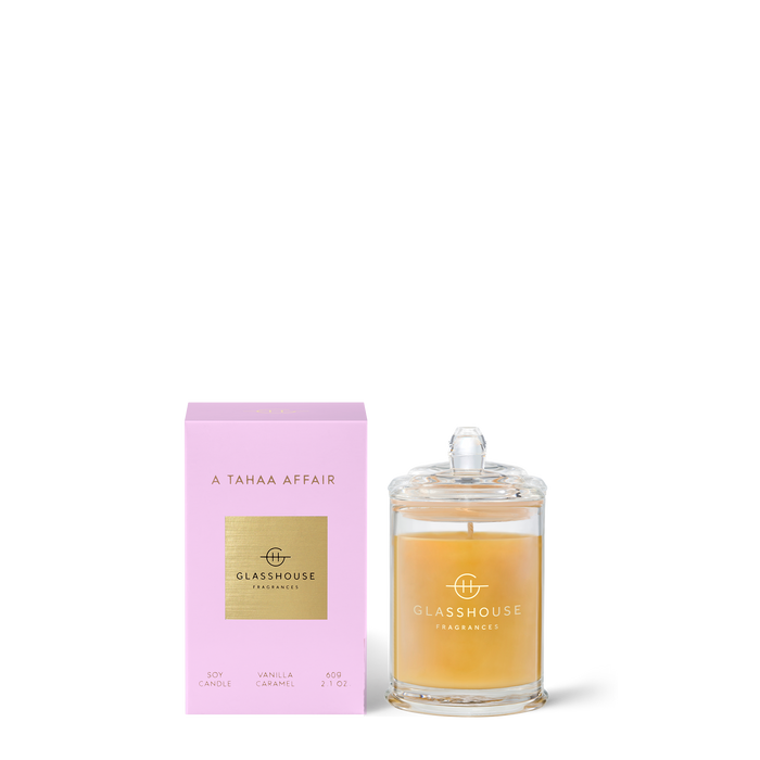 Glasshouse Fragrance candle 60g Candle Glasshouse A Tahaa Affair Range