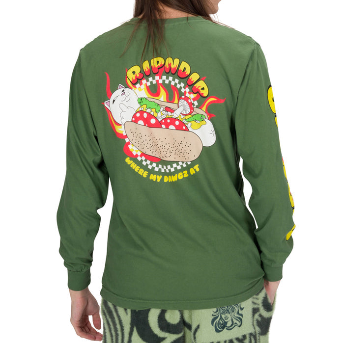 RIPNDIP Glizzy Long Sleeve (Olive)