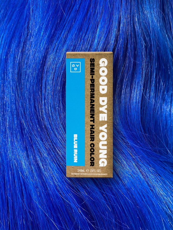 Good Dye Young Semi Permanent Hair Dye | Blue Ruin-Image 1