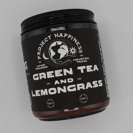 Green Tea and Lemongrass Soy Candle - 8oz