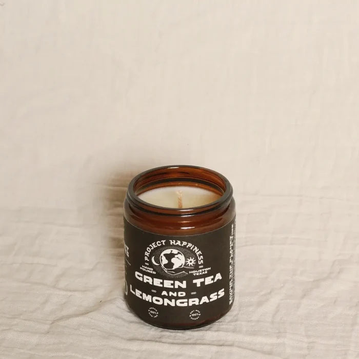 Green Tea and Lemongrass Soy Candle - 8oz