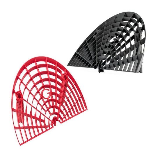 Grit Guard Bucket Washboard Insert Red and Black