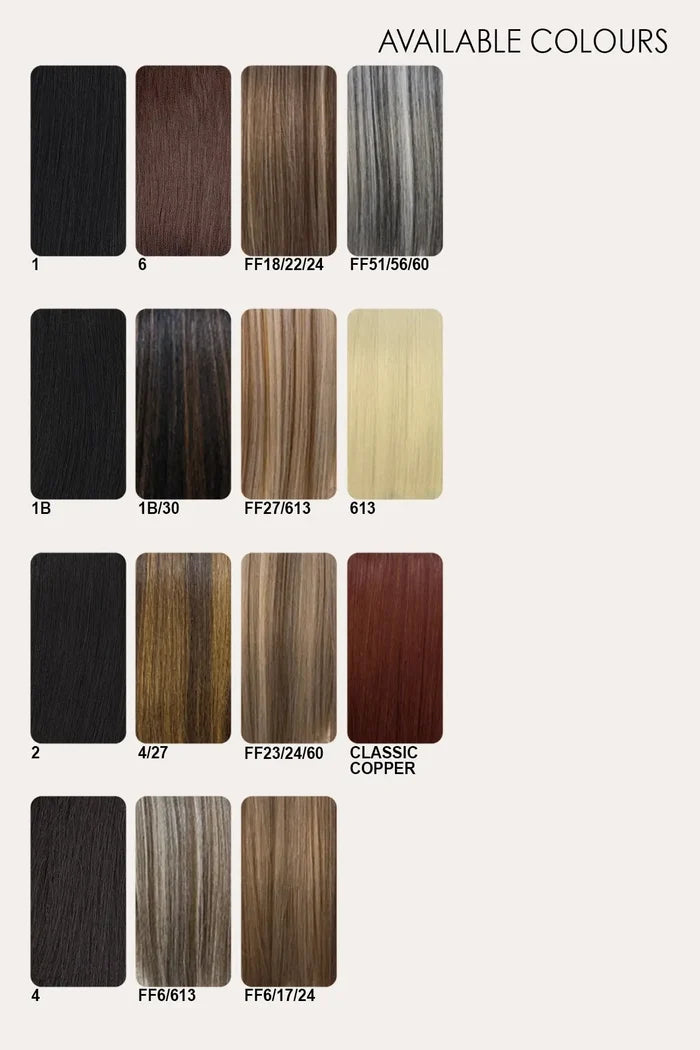 HAIR COUTURE - AVANTI HUMAN HAIR BLEND CLIP IN 9PC 18" HAIR COUTURE