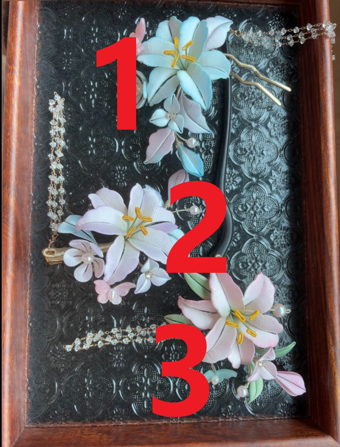 Handmade Chanhua Lily Hairpin