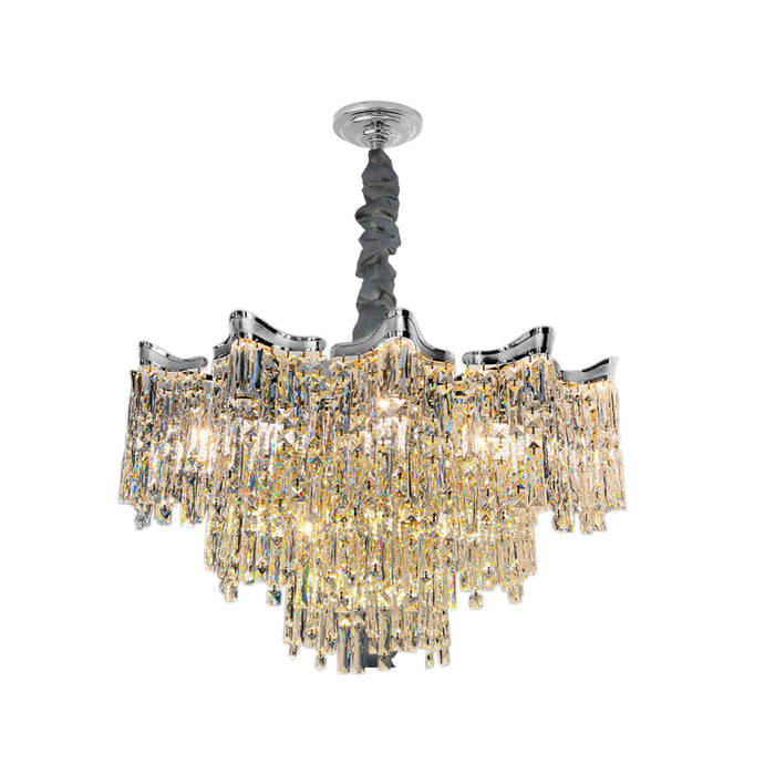 Hanging Crystal Chandeliers for Living Room Lighting Luxury ~5005