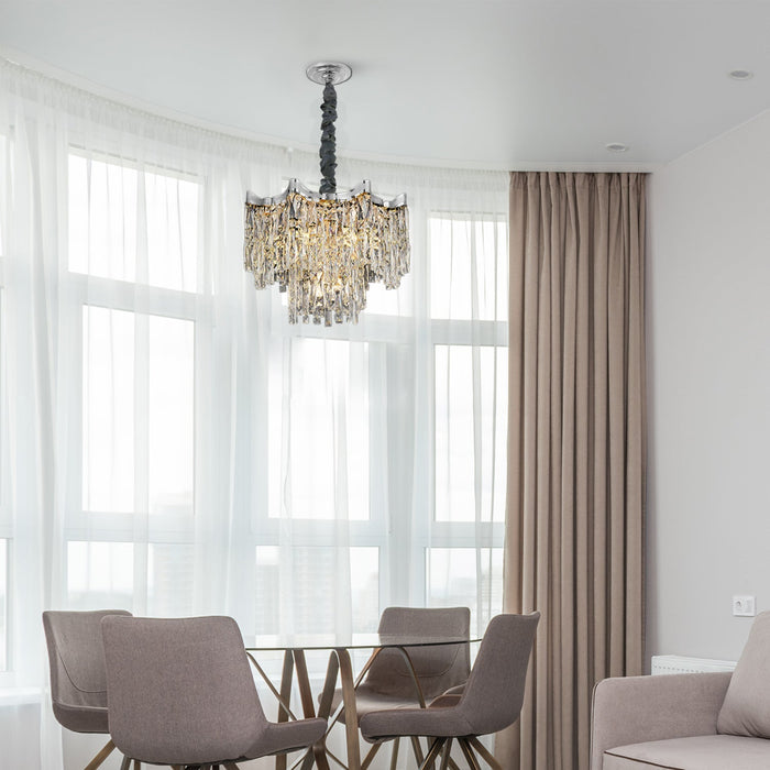 Hanging Crystal Chandeliers for Living Room Lighting Luxury ~5005