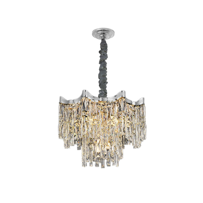 Hanging Crystal Chandeliers for Living Room Lighting Luxury ~5005