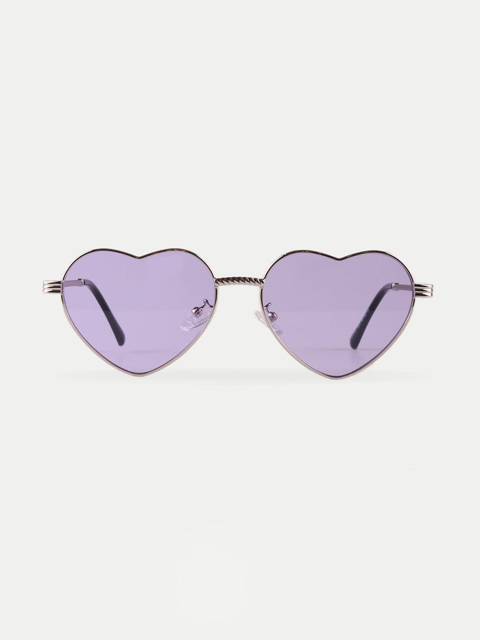 Heart of Love Sunglasses | Purple-Image 1