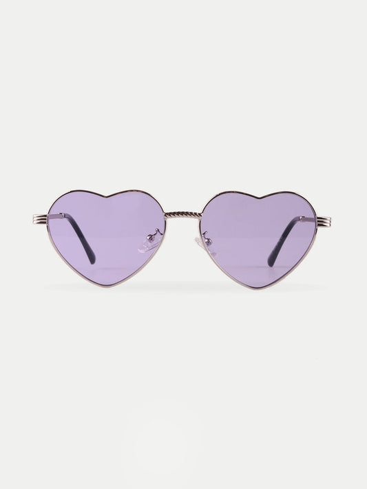 Heart of Love Sunglasses | Purple-Image 1