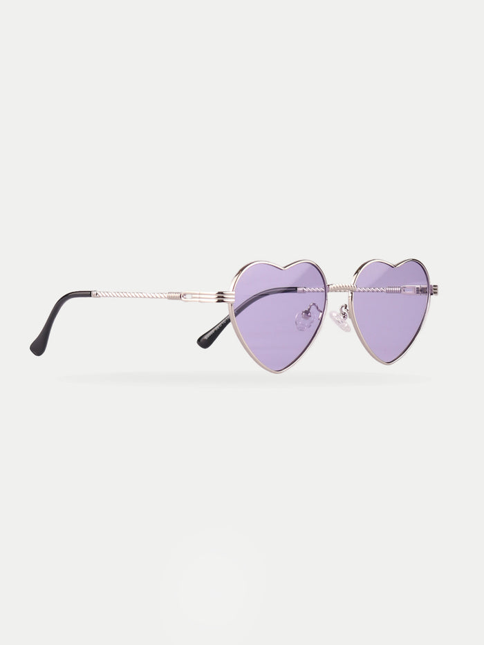 Heart of Love Sunglasses | Purple-Image 3