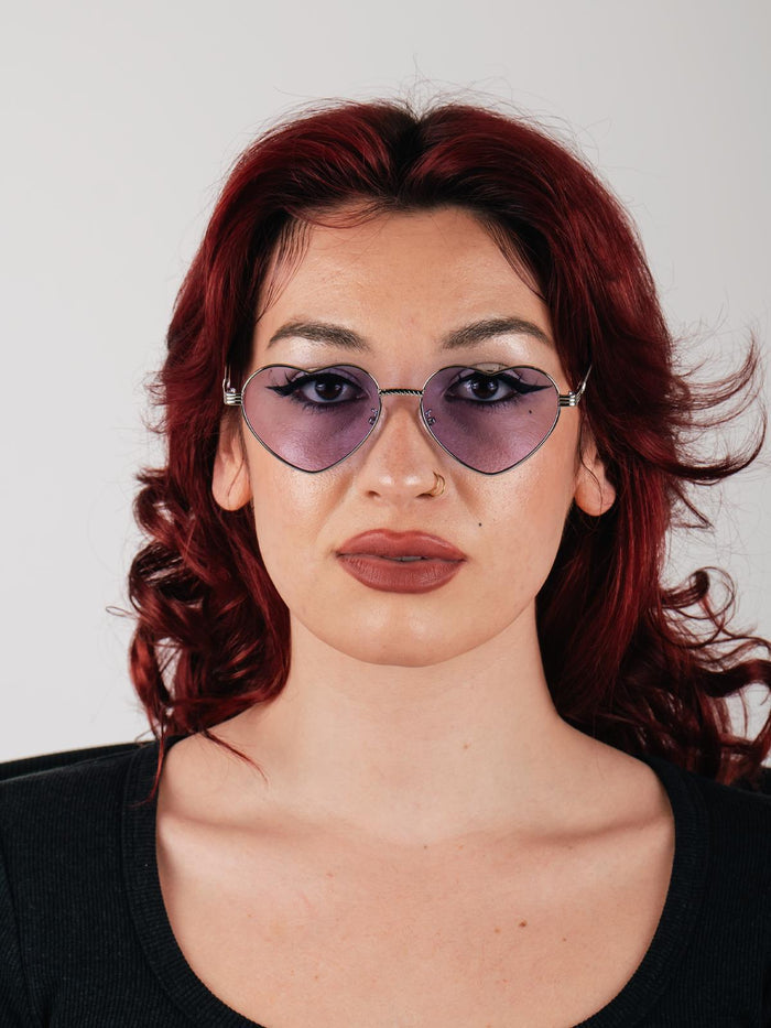 Heart of Love Sunglasses | Purple-Image 4