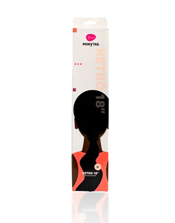 Heatsafe Ponytail - Retro 18"