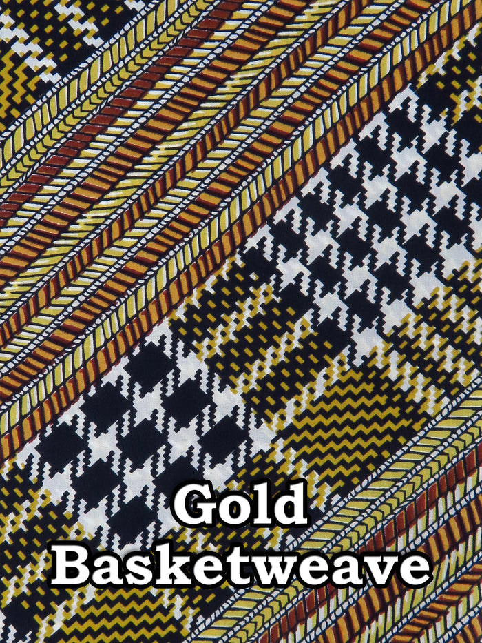 Gold Basketweave