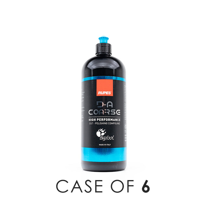 Rupes High Performance Coarse Polishing Compound - D-A Coarse 1L Case of 6
