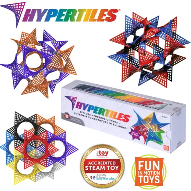 Hypertiles - Hyperbolic Construction Toy - Stem Educational