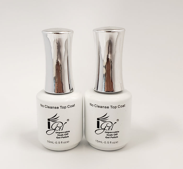 Igel Impeccable Soak off Gel - NO CLEANSE GEL TOP COAT - Choose Size