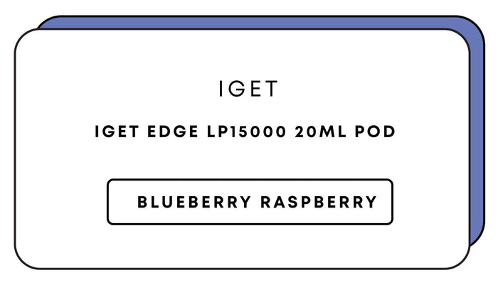 IGET Edge LP15000 20mL Pod | Blueberry Raspberry-Image 1