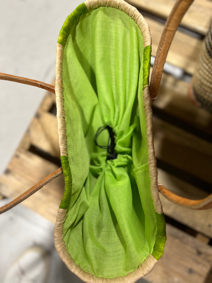 Basket Raribok Lime Green