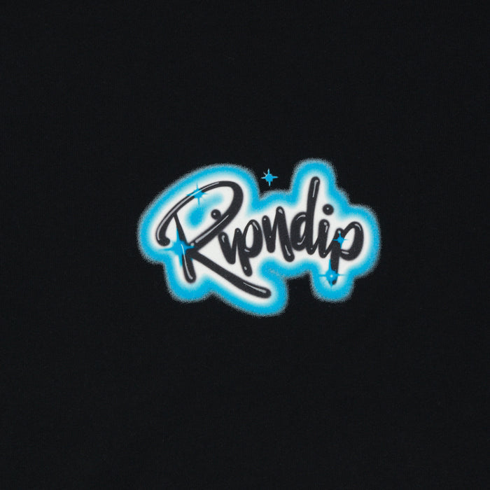 RIPNDIP In Loving Memory Cropped Hoodie (Black)