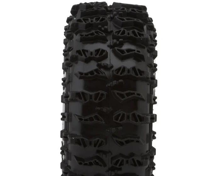 INJYQT-1320-1370GN Injora 1.3" Cling On Micro Rock Crawler Tires Combo (4) (70mm OD) (S5) w/Soft Silicone Rubber Inserts