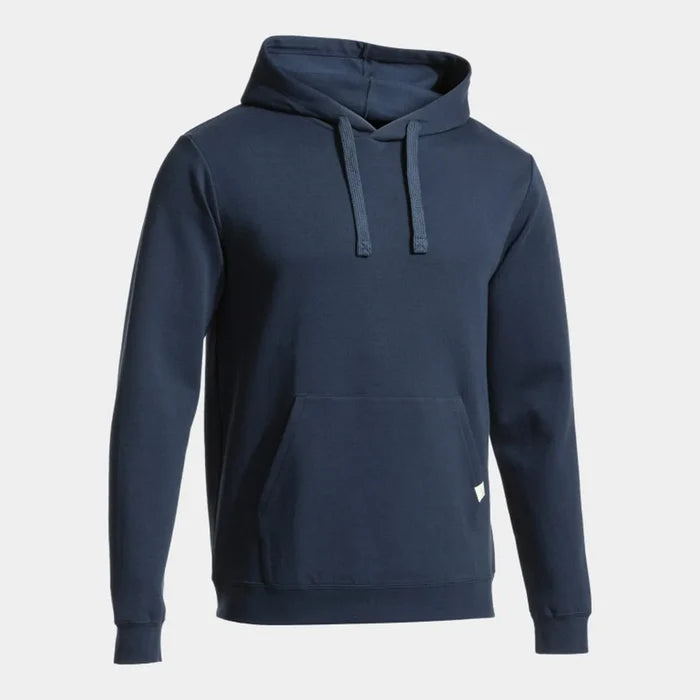 Joma men's dark navy combi hoodie sweatshirt with front pouch pocket and adjustable drawstrings, casual jacket for men.