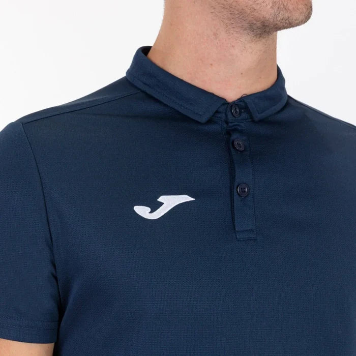 Navy Joma men's Hobby polo shirt, casual T-shirt with a collar and short sleeves, made of comfortable fabric.
