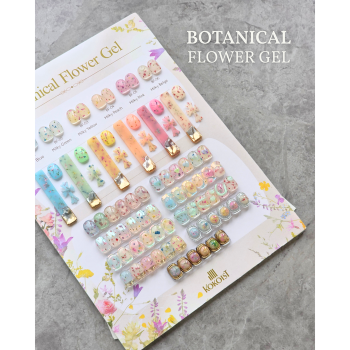 K- Botanical Flower Gel BF-02 Milky Green