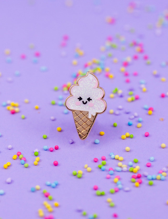 Kawaii baby ice cream Pin