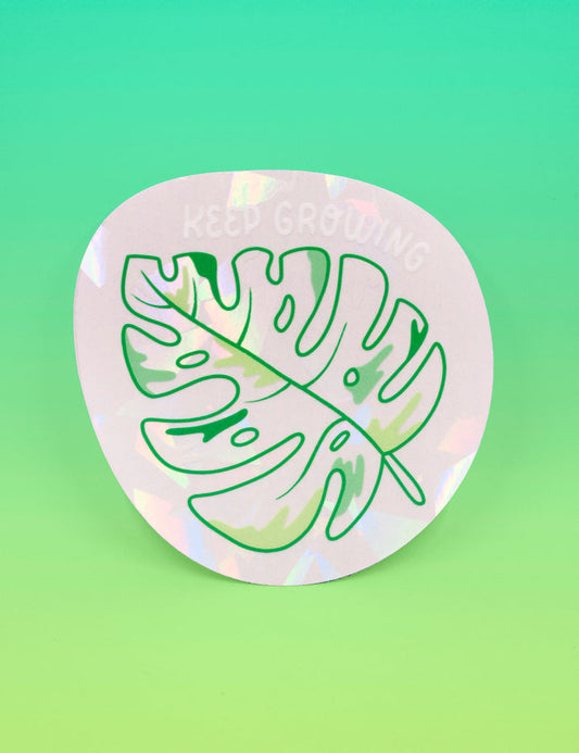 Keep Growing Suncatcher Decal