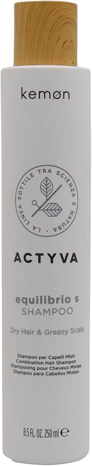 Kemon Unisex Actyva Equilibrio S Shampoo, 250 ml - - Pinky Cosmetics -- United Arab Emirates -- Pinky Cosmetics