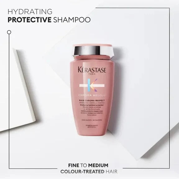 Kerastase Chroma Absolu Respect Shampoo 250ml for Fine Coloured Hair
