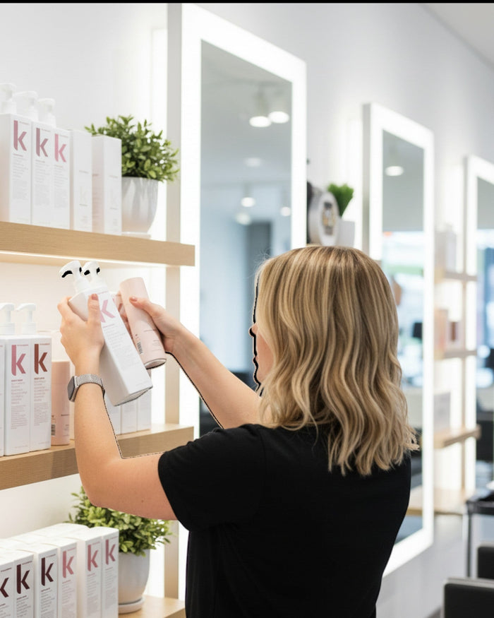 Hair Care Canada Kevin Murphy Angel Wash & Rinse Litre Duo, volumizing shampoo and conditioner for fine, fragile, color-treated hair, with bonus Doo Over spray.