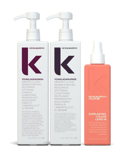 Three Kevin Murphy hair care products on a white background - Hair Care Canada